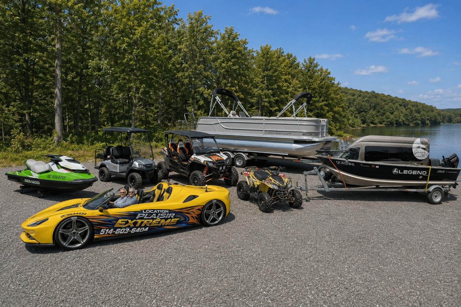 centre de location, jet car, bateau, vtt, kart, paddleboard et plus encore !